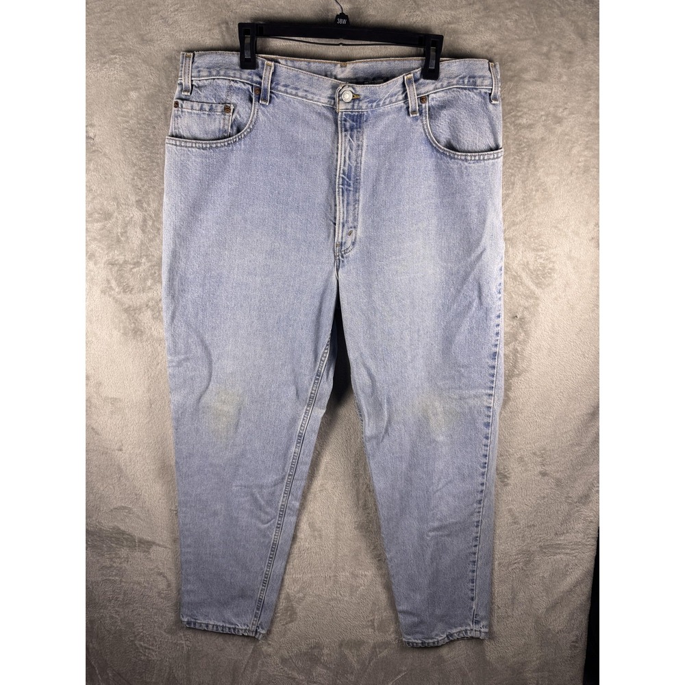 Vintage Levis 560 Jeans Mens 40x32 Blue Loose Fit Tapered Light Wash Denim USA
